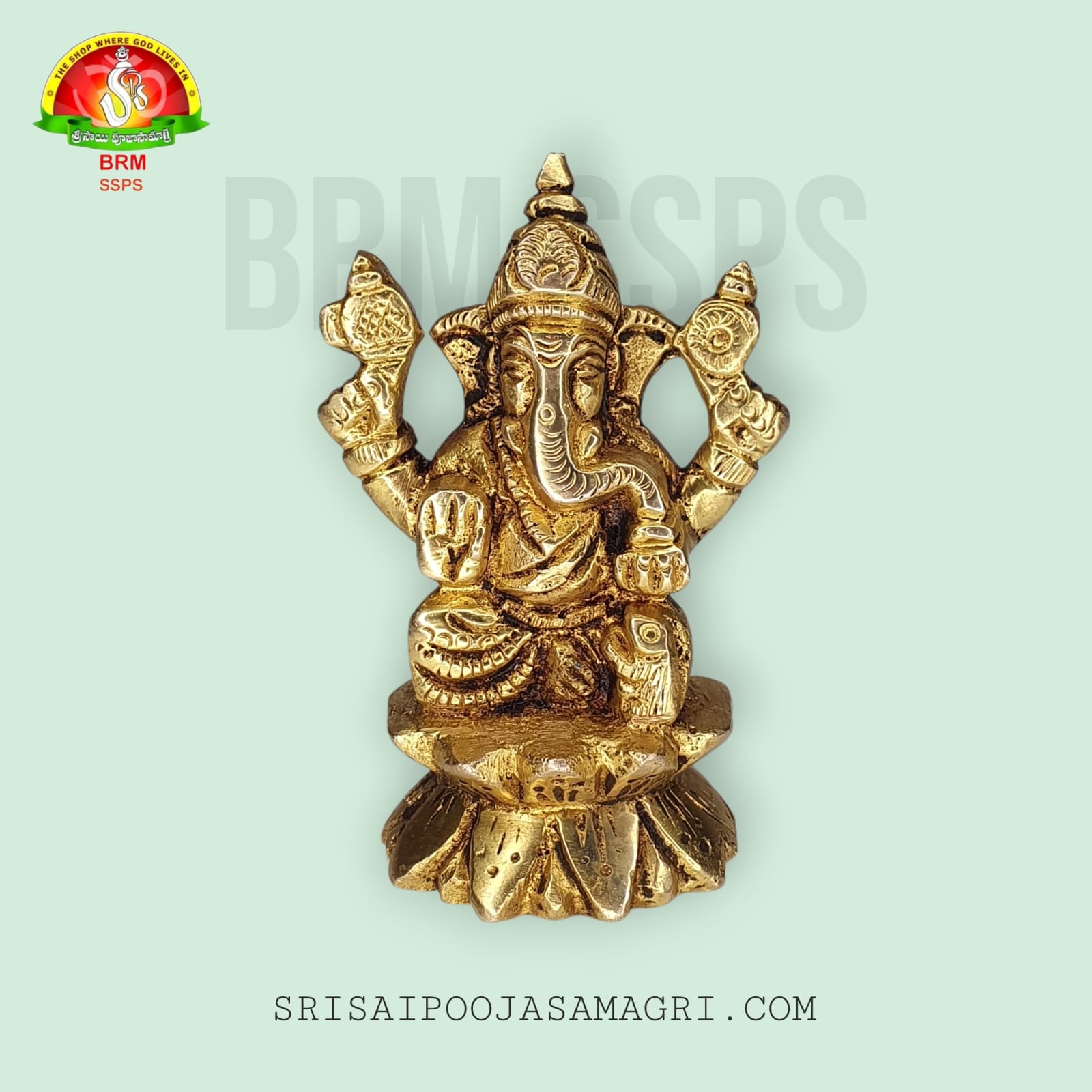Brass Ganesh Idol