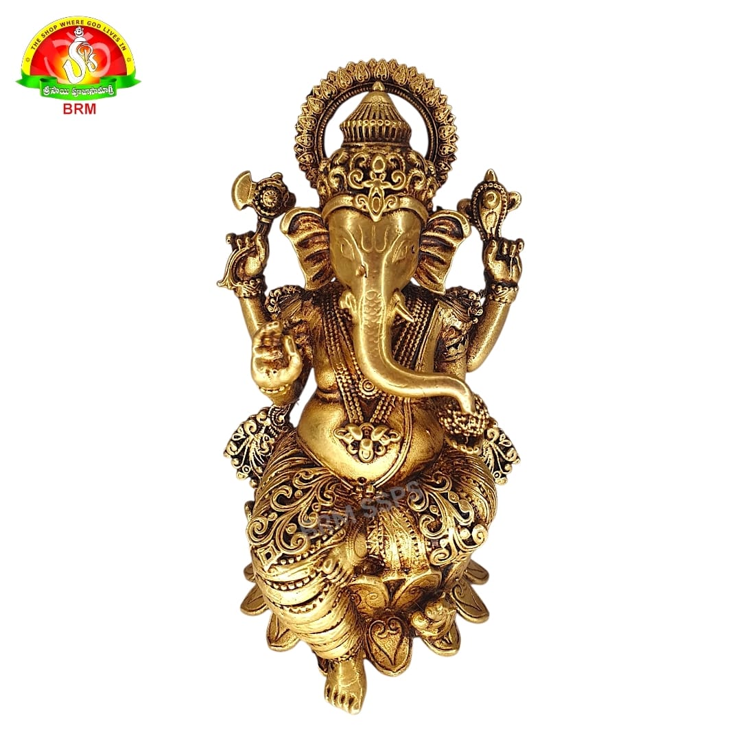 Brass Ganesh Idol
